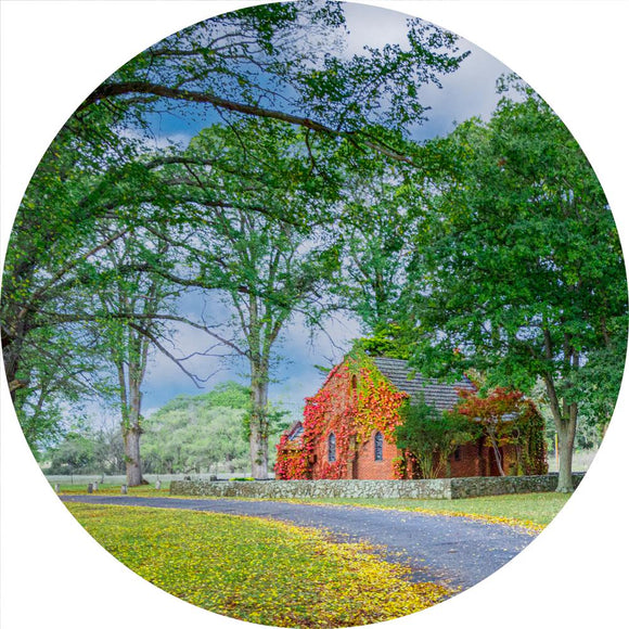 Gostwyck Chapel (Round) Jigsaw Puzzle by Artist Jaime Dormer and Manufactured by QPuzzles in Queensland
