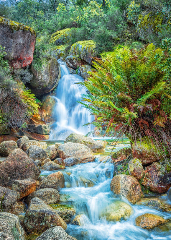 Lady Bath Falls (Landscape) Jigsaw Puzzle by Artist Jaime Dormer and Manufactured by QPuzzles in Queensland