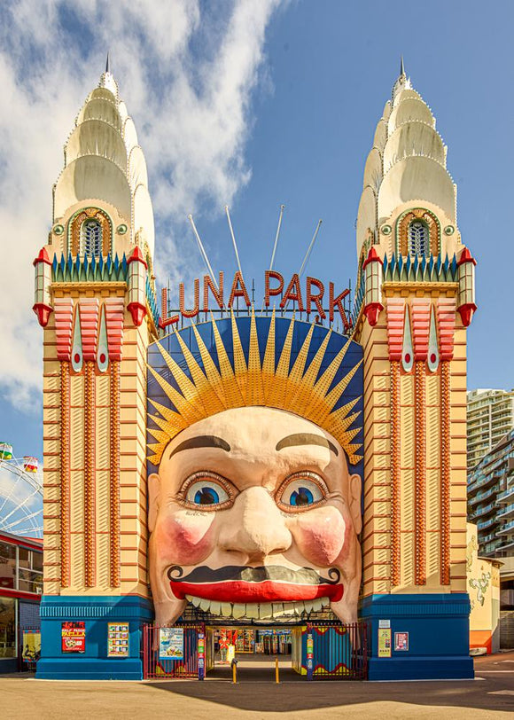 Luna Park (Portrait) Jigsaw Puzzle by Artist Jaime Dormer and Manufactured by QPuzzles in Queensland