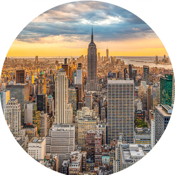 New York New York (Round) Jigsaw Puzzle by Artist Jaime Dormer and Manufactured by QPuzzles in Queensland
