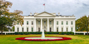 The White House (Pano) Jigsaw Puzzle by Artist Jaime Dormer and Manufactured by QPuzzles in Queensland
