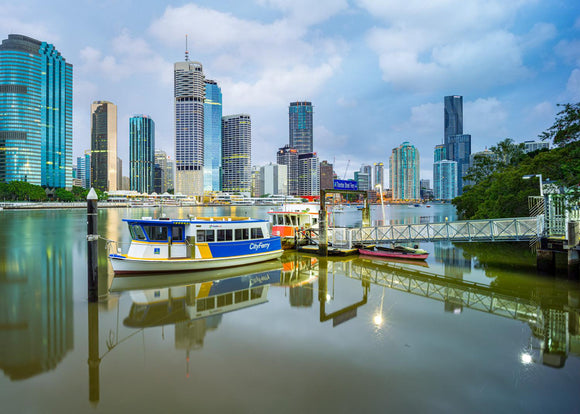 Thornton Street Ferry (Landscape) Jigsaw Puzzle by Artist Jaime Dormer and Manufactured by QPuzzles in Queensland