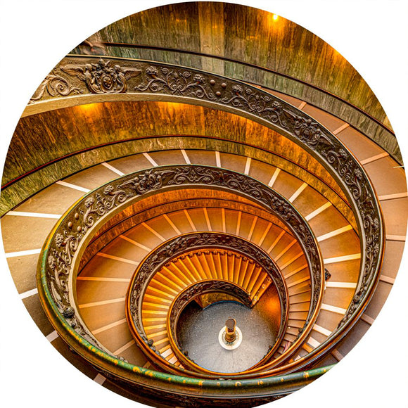 Vatican Spiral Staircase (Round) Jigsaw Puzzle by Artist Jaime Dormer and Manufactured by QPuzzles in Queensland