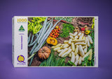Veggie Market (Landscape) Jigsaw Puzzle by Artist Jaime Dormer and Manufactured by QPuzzles in Queensland