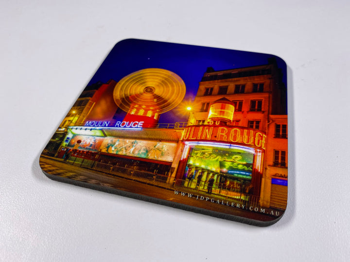 World's Iconic Photo Collage - Coaster Collection #1 (Set of 8)