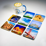 World Icons #1 Coasters (Set of 8)