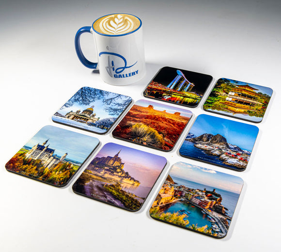 World Icons #2 Coasters (Set of 8)